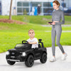 12V Electric Kids Ride on Car Licensed Ford Ranger with Remote Control and Music-Black - Gallery View 1 of 11