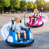 12V Kids Ride On Bumper Car with Remote Control and Flashing Lights-Blue - Gallery View 1 of 13