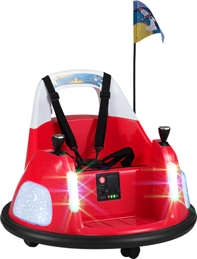 Costway 12V Kids Ride-On Bumper Car w/ Remote Control Flashing Lights 79397649 New