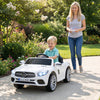 12V Kids Ride on Car Licensed Mercedes-Benz with Remote and Music-White - Gallery View 1 of 12