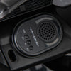 Multifunctional control panel of the 12V Kids Ride on Car Audi SQ8, featuring music play and volume control buttons.