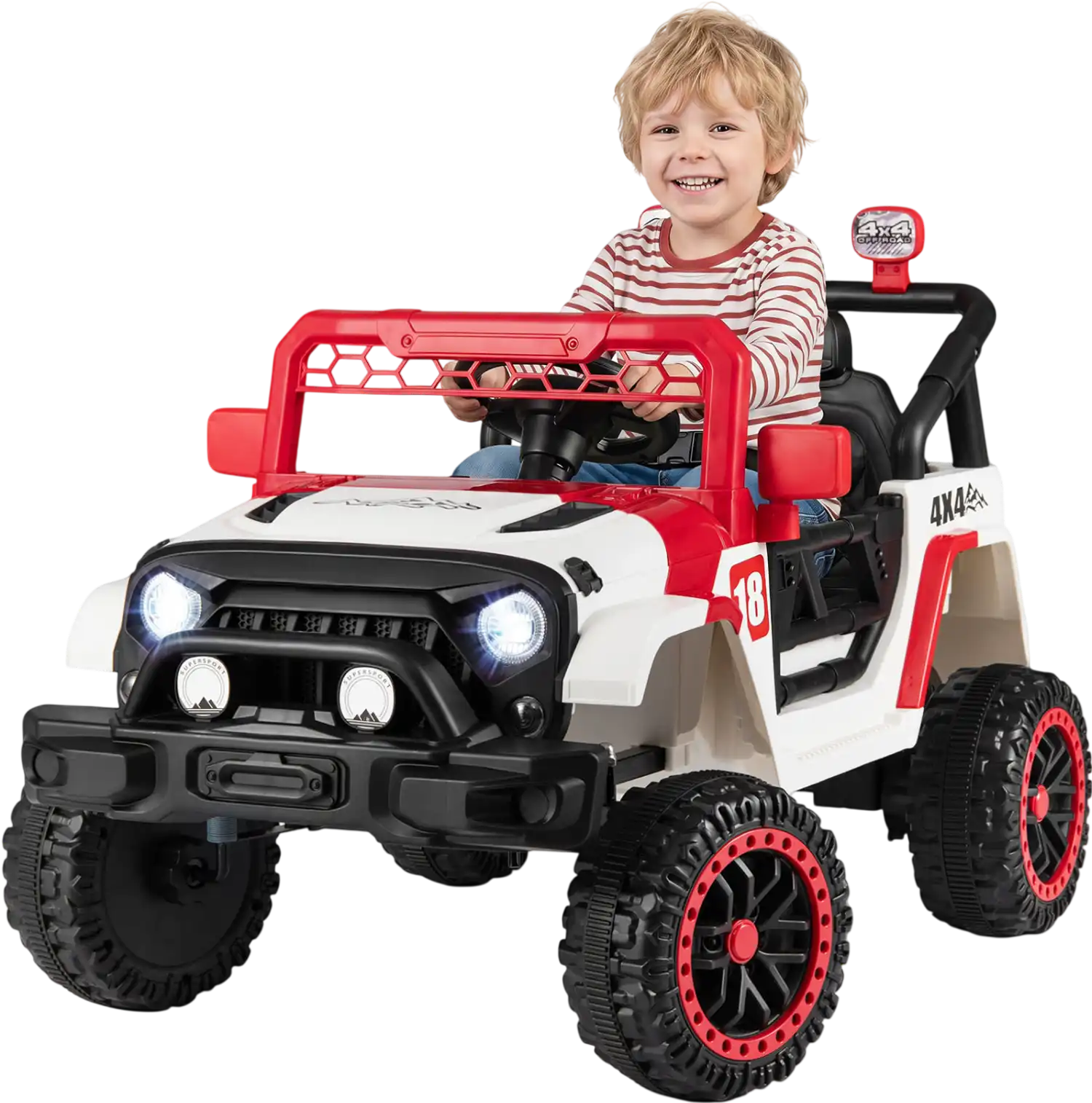 Costway 12V Kids Ride-On Truck Remote Control 3 Speeds 52245535 New