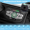 Multifunctional media center of the 12V electric kids ride-on truck with USB port and charging options for.