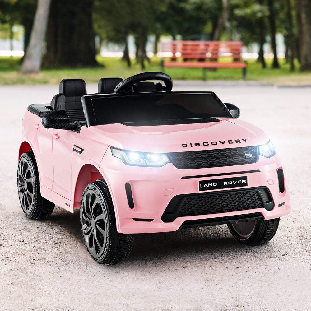 12V Kids Ride On Car with Remote Control Lockable Doors Slow Start System and LED Lights-Pink - Gallery View 1 of 12