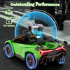 12V Licensed Lamborghini 4WD Kids Ride-on Sports Car with 2.4G Remote-Green - Gallery View 1 of 15