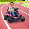 12V Ride on Car Electric UTV with Remote and Music for Big Kids-Pink - Gallery View 1 of 10