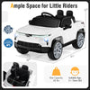 Licensed Chevrolet 12V ride-on truck for kids, featuring remote control, spacious seat, and realistic lights for.