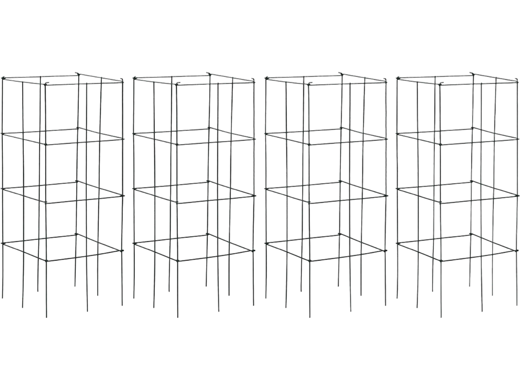 Costway 4-Pack Garden Trellis for Climbing Plants Flowers Vegetables 69174503 New