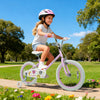 12/14/16/18 Inch Kids Bike Adjustable for 3-8 Years Old Children Purple - Stars & Moon-18 inches - Gallery View 1 of 9