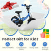 Kids bike with removable training wheels, adjustable seat, and dual brakes for ages 3-8, promoting balance and.