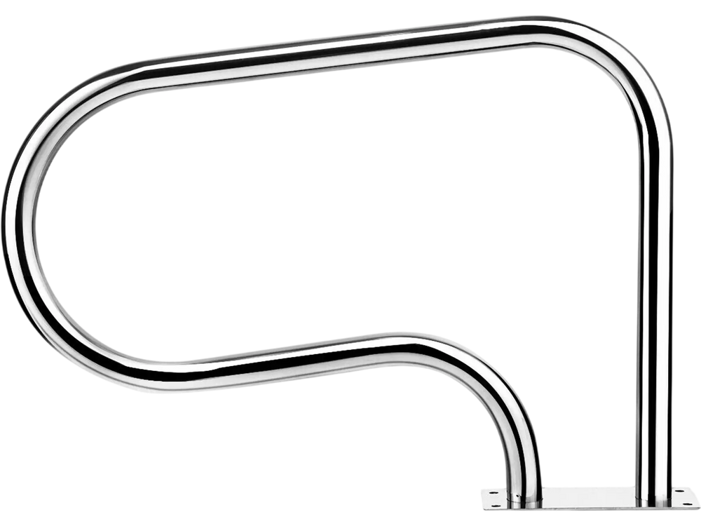 Stainless Steel Swimming Pool Hand Rail with Base Plate