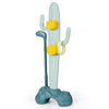 3-in-1 cactus toy stand featuring golf, ring-toss, and sandbag-toss games, designed for kids' fun and skill development.