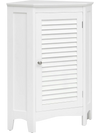 Corner Storage Cabinet Free Standing Bathroom Cabinet with Shutter Door