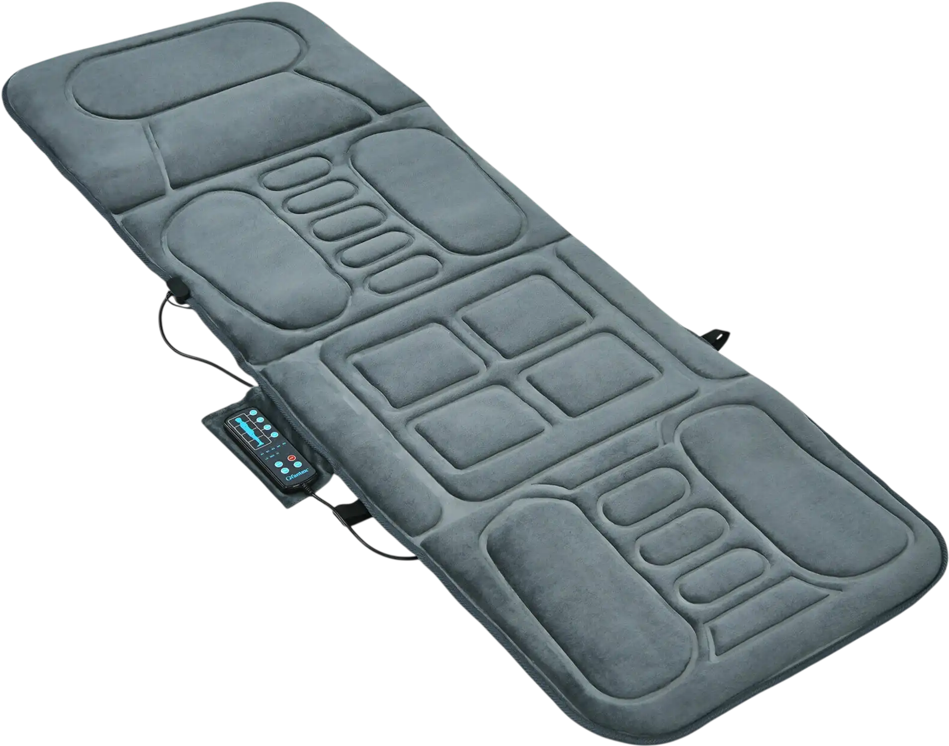 Costway Foldable Full Body Massage Mat Heat 10 Vibration Motors 68420137 New