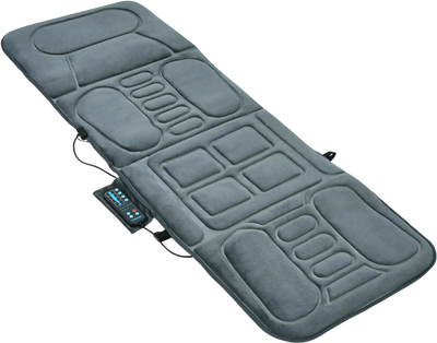Costway Foldable Full Body Massage Mat Heat 10 Vibration Motors 68420137 New