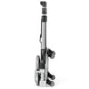 Folded portable stair climbing hand truck with high-quality wheels, adjustable handle, and space-saving design for easy.
