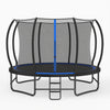 12 FT Outdoor Recreational Trampoline with Enclosure Net and 4 Stabilizer Bars for Backyard-Blue - Gallery View 1 of 1