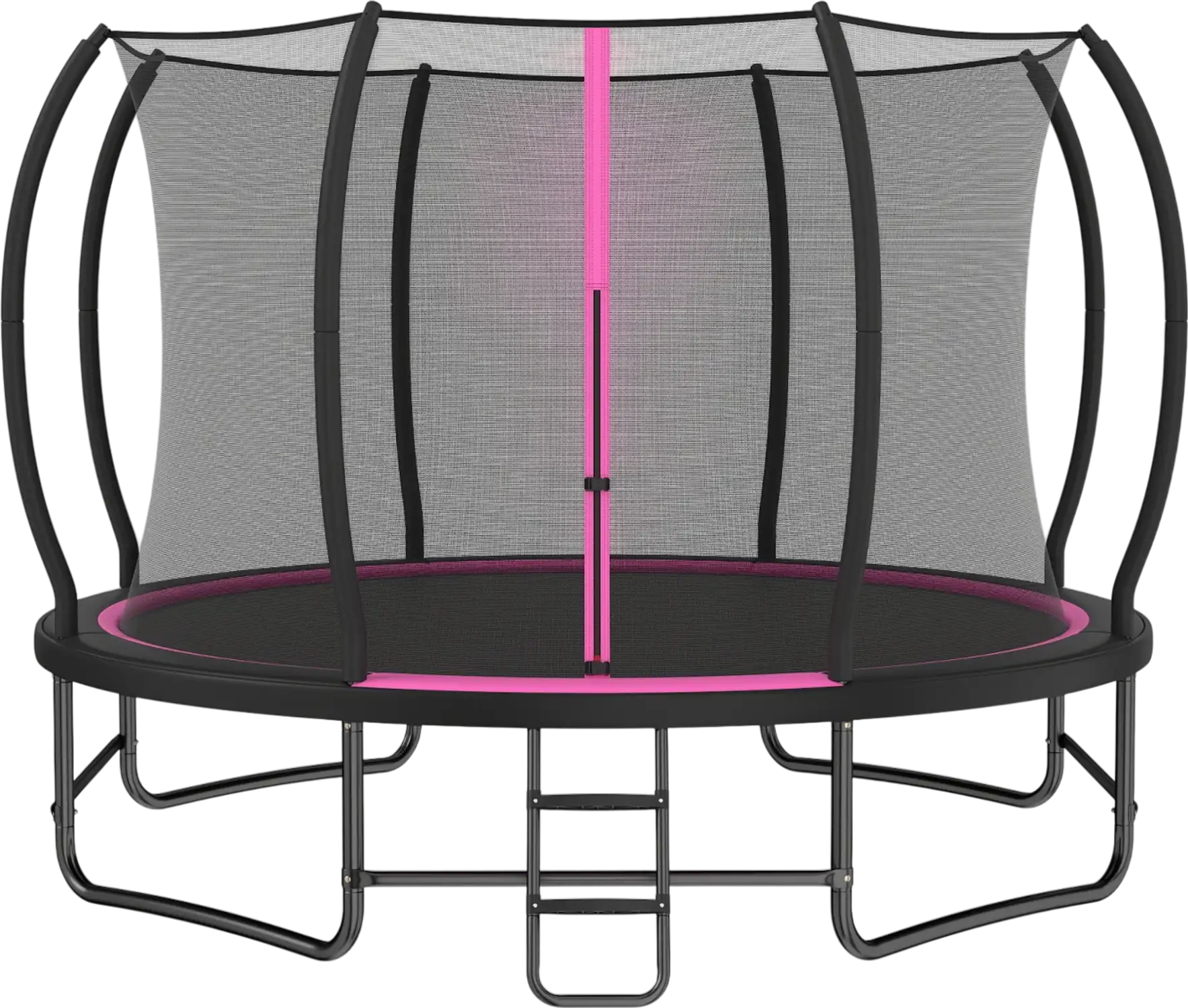 Costway 12' Outdoor Recreational Trampoline with Enclosure Net 79008591 New