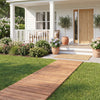 Wooden garden pathway measuring 12 FT long and 22 inches wide, ideal for outdoor walkways and enhancing curb appeal.