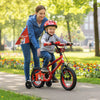 12 Inch Kids Bike Adjustable with Christmas Music & Flag for Aged 3-5 Years Old - Gallery View 1 of 10