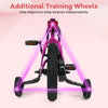 12-inch pink kids bike with removable training wheels, designed for balance and safety, featuring adjustable seat and.