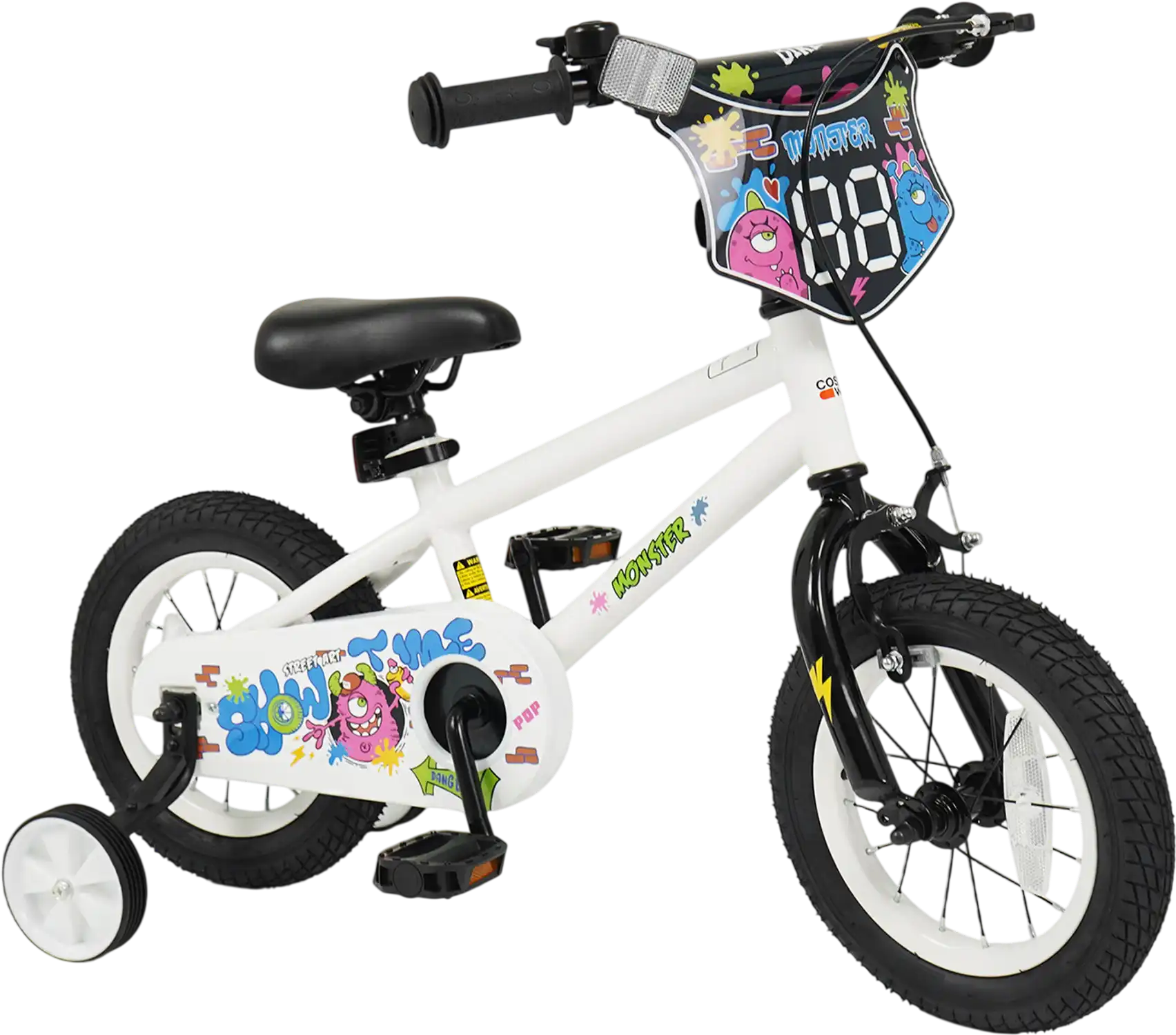 Costway Kids Bike w/ Training Wheels 12/14/16/18