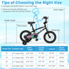 12-inch kids bike with training wheels, adjustable seat, and bright monster graphics for ages 3-4 years old.