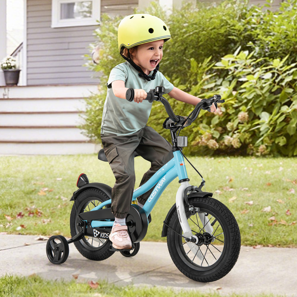 12-Inch Kids Bike for 3-4 Years Old Children Bicycle with Training Wheels - Gallery View 1 of 10