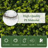 High-quality PE material artificial Eucalyptus panel, 20" x 20", sun-protective and maintenance-free for indoor/outdoor.