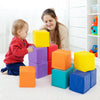12 Pieces Soft Foam Building Blocks Climbing Foam Cubes Set for Kids-Multicolor - Gallery View 1 of 9