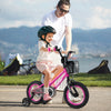 12 Inch Kids Bike Adjustable Bicycle with Front Basket for Children Aged 3-4 Years Old - Gallery View 1 of 10