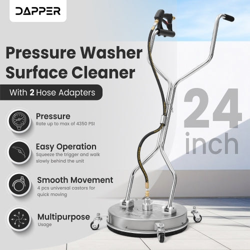 24 in. Pressure Washer Surface Cleaner