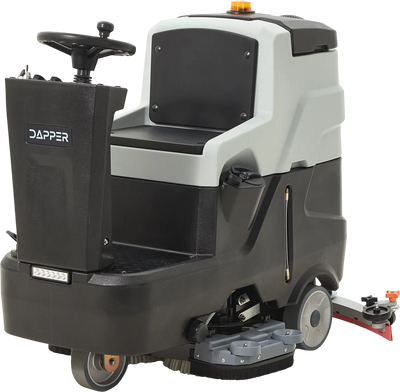 Dapper Supply Ride-On Floor Scrubber Battery Powered 30