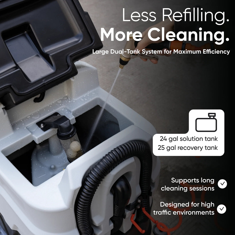 Dapper Supply Ride-On Floor Scrubber Battery Powered 30" Brush 39" Squeegee 52,000 Sq. Ft./Hr New
