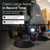 Dapper Supply Ride-On Floor Sweeper 49" 25 Gal. Dustbin 6 MPH 77,500 Sq. Ft./Hr New