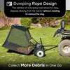 48" Tow Behind Lawn Sweeper with 26 cu. ft Hopper Bag