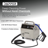 Commercial Steam Cleaner with 230°F Steam and 1 Gallon Tank