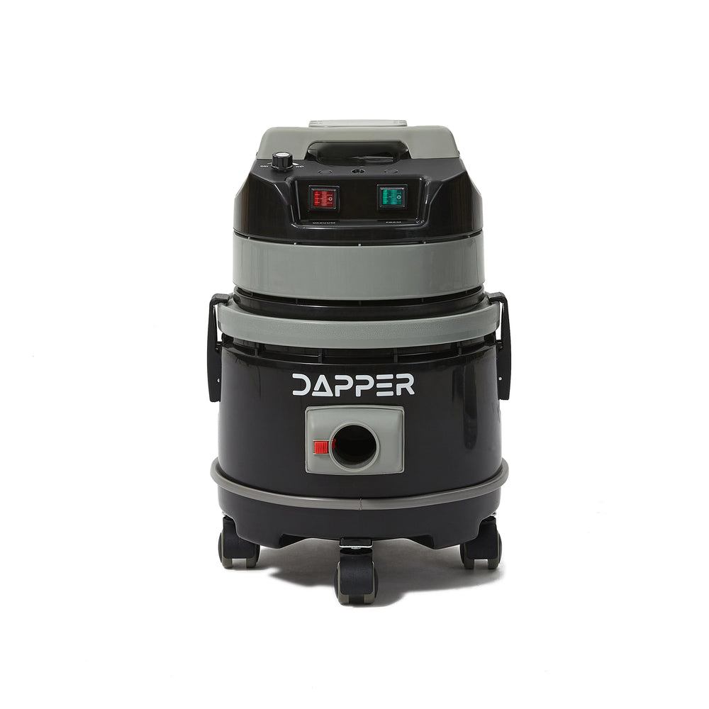 Dapper Supply Commercial Vacuum Cleaner Wet/Dry 3 Gal. Tank with Soap Dispensing Scrub Brush New