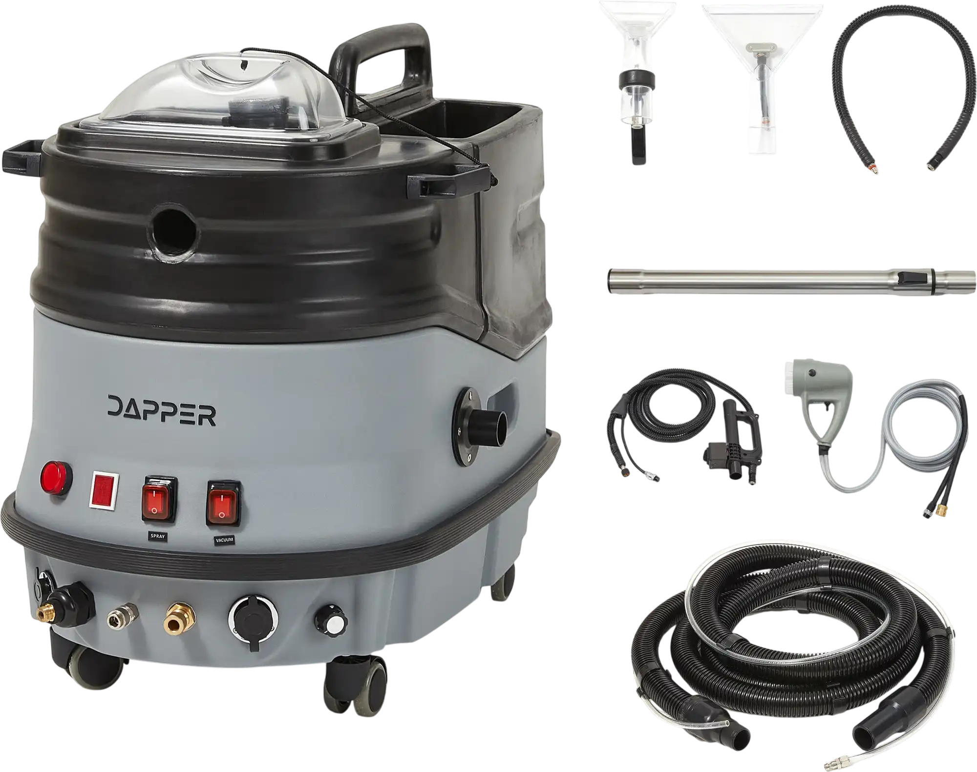 Dapper Supply Carpet Extractor & Upholstery Hot Water Cleaning System Steam & Blower 2.5 Gal Tank New