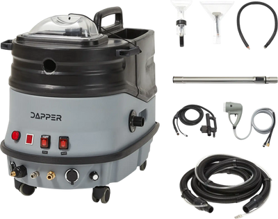 Dapper Supply Carpet Extractor & Upholstery Hot Water Cleaning System Steam & Blower 2.5 Gal Tank New