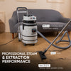 Dapper Supply Vacuum Cleaner Wet/Dry with Steam Cold Water Extraction Scrub Brush 2.5 Gal Tank New
