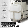 Dapper Supply Vacuum Cleaner Wet/Dry with Steam Cold Water Extraction Scrub Brush 2.5 Gal Tank New