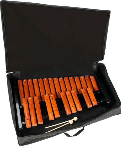 Costway 25-Note Wooden Xylophone Percussion Instrument w/ 2 Mallets 13786024 New
