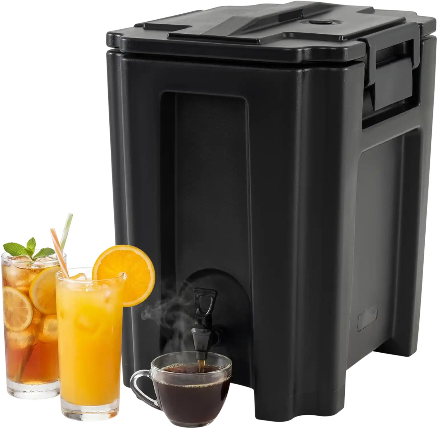 Costway 13.2 Gal Insulated Beverage Dispenser Two-Stage Faucet 20473367 New