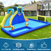 Inflatable water slide jumping house for kids, featuring durable oxford cloth, water sprinkle function, and multiple.