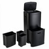 13 Gal Kitchen Trash Can with 3 Removable Bins-Black - Gallery View 1 of 1