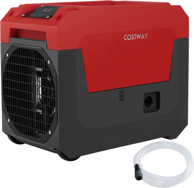 Costway 140 Pint Commercial Dehumidifier w/ Pump Drain Hose 14414787 New