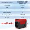 140 pints commercial dehumidifier in red with pump, ideal for large spaces like basements and warehouses.