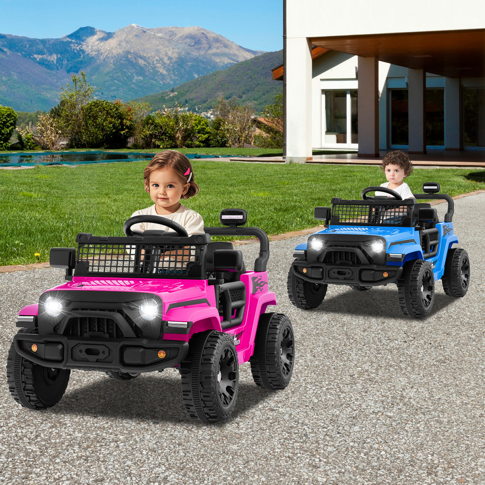 12V Kids Ride on Truck Car Battery Powered Electric Vehicle-Pink - Gallery View 1 of 11