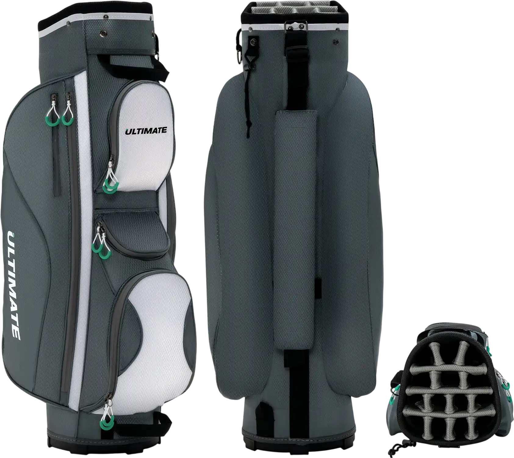 Costway 14-Way Divider Golf Cart Bag 7 Zippered Pockets 98073645 New